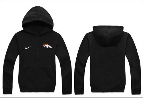  Denver Broncos Authentic Logo Hoodie Black