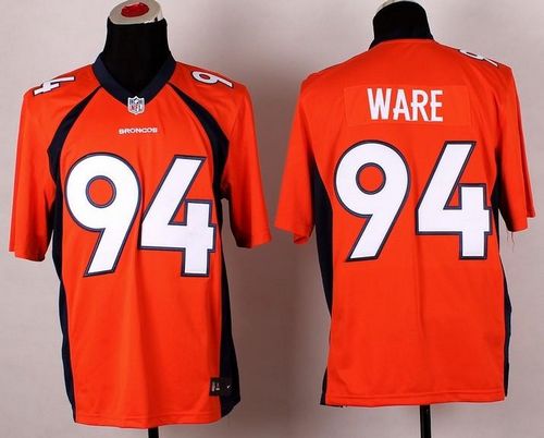  Broncos #94 DeMarcus Ware Orange Team Color Men's Stitched NFL New Game Jersey