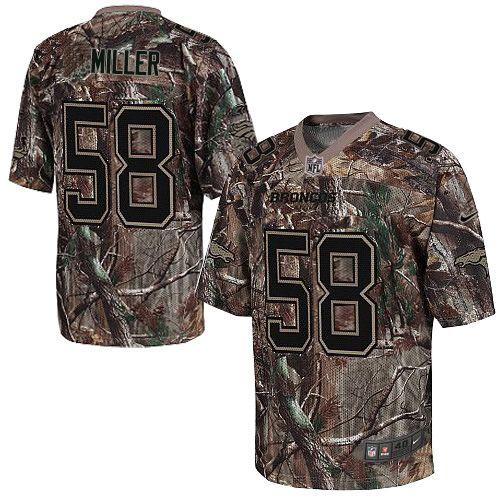  Broncos #58 Von Miller Camo Men's Stitched NFL Realtree Elite Jersey