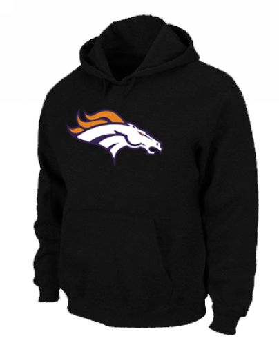 Denver Broncos Logo Pullover Hoodie Black