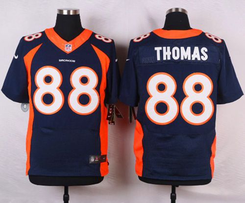  Broncos #88 Demaryius Thomas Navy Blue Alternate Men's Stitched NFL New Elite Jersey