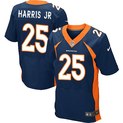  Broncos #25 Chris Harris Jr Navy Blue Alternate Men's Stitched NFL New Elite Jersey