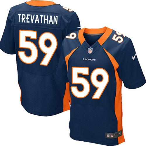  Broncos #59 Danny Trevathan Navy Blue Alternate Men's Stitched NFL New Elite Jersey