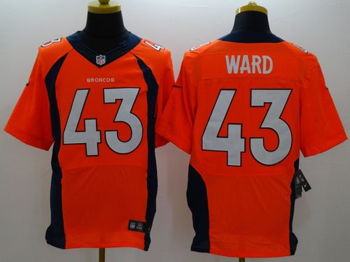  Broncos #43 T.J. Ward Orange Team Color Men's Stitched NFL New Elite Jersey