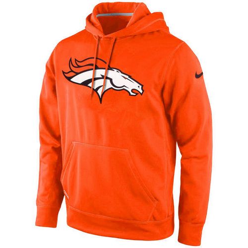 Men's Denver Broncos  Orange KO Logo Essential Hoodie