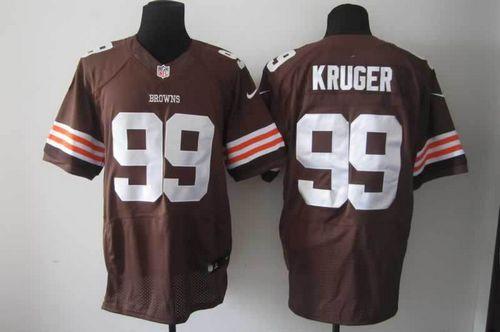  Browns #99 Paul Kruger Brown Team Color Men's Stitched NFL Elite Jersey