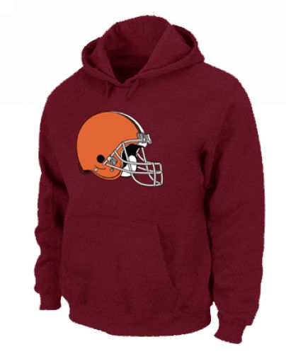 Cleveland Browns Logo Pullover Hoodie Red