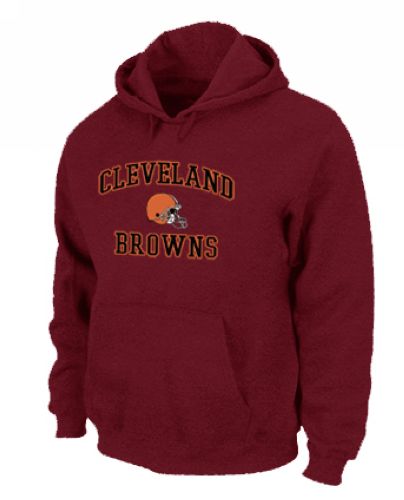 Cleveland Browns Heart & Soul Pullover Hoodie Red