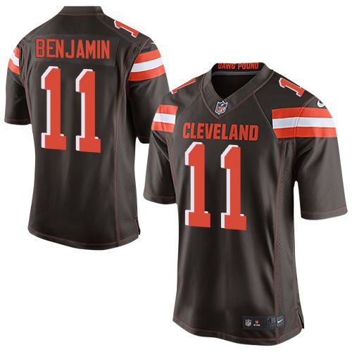  Browns #11 Travis Benjamin Brown Team Color Men's Stitched NFL New Elite Jersey