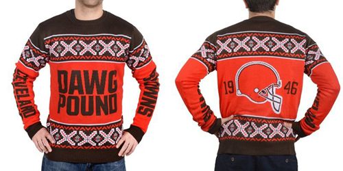  Browns Men's Ugly Sweater