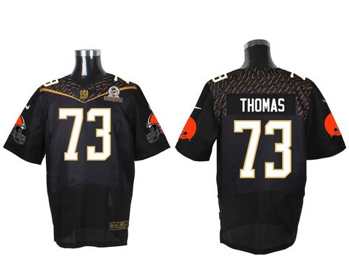  Browns #73 Joe Thomas Black 2016 Pro Bowl Men's Stitched NFL Elite Jersey