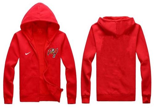  Tampa Bay Buccaneers Authentic Logo Hoodie Red