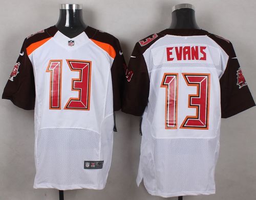  Buccaneers #13 Mike Evans White Men's Stitched NFL New Elite Jersey