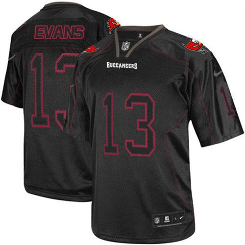  Buccaneers #13 Mike Evans Lights Out Black Men's Stitched NFL Elite Jersey