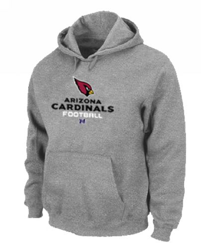 Arizona Cardinals Critical Victory Pullover Hoodie Grey