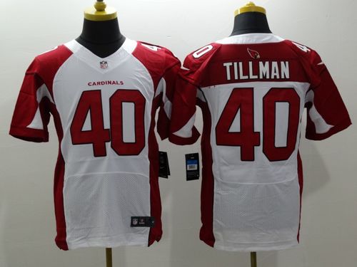  Cardinals #40 Pat Tillman White Men's Stitched NFL Elite Jersey