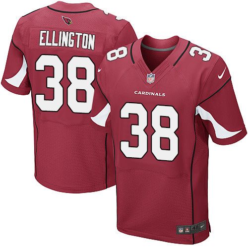  Cardinals #38 Andre Ellington Red Team Color Men's Stitched NFL Elite Jersey