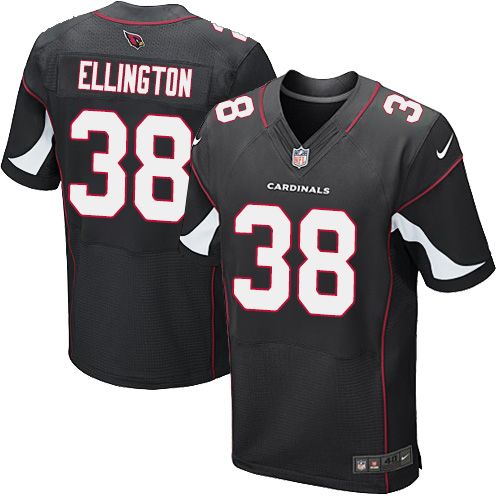  Cardinals #38 Andre Ellington Black Alternate Men's Stitched NFL Elite Jersey