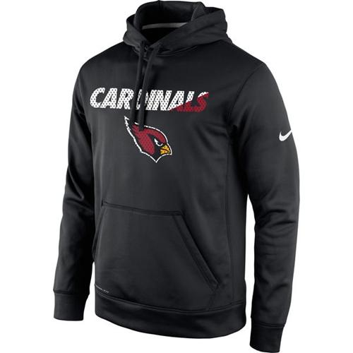 Arizona Cardinals  Kick Off Staff Performance Pullover Hoodie Black