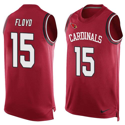  Cardinals #15 Michael Floyd Red Team Color Men's Stitched NFL Limited Tank Top Jersey