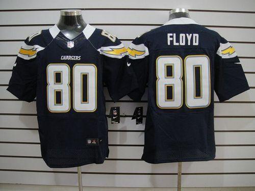  Chargers #80 Malcom Floyd Navy Blue Team Color Men's Stitched NFL Elite Jersey