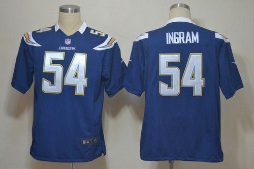 Chargers #54 Melvin Ingram Navy Blue Team Color Men's Stitched NFL Game Jersey