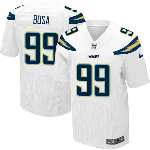  Chargers #99 Joey Bosa White Men's Stitched NFL New Elite Jersey