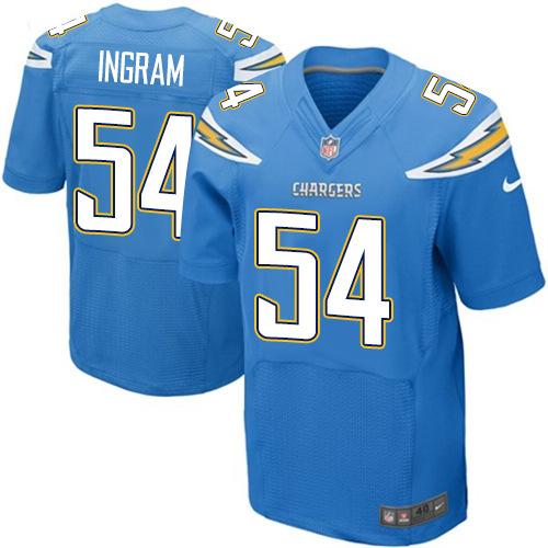  Chargers #54 Melvin Ingram Electric Blue Alternate Men's Stitched NFL New Elite Jersey