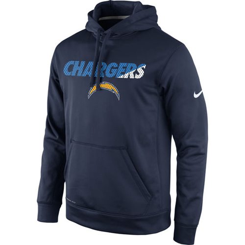 San Diego Chargers  Kick Off Staff Performance Pullover Hoodie Navy