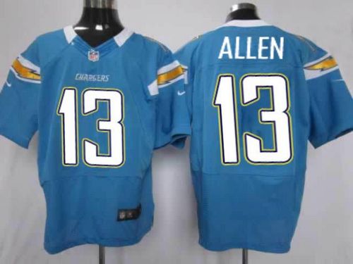  Chargers #13 Keenan Allen Electric Blue Alternate Men's Stitched NFL Elite Jersey