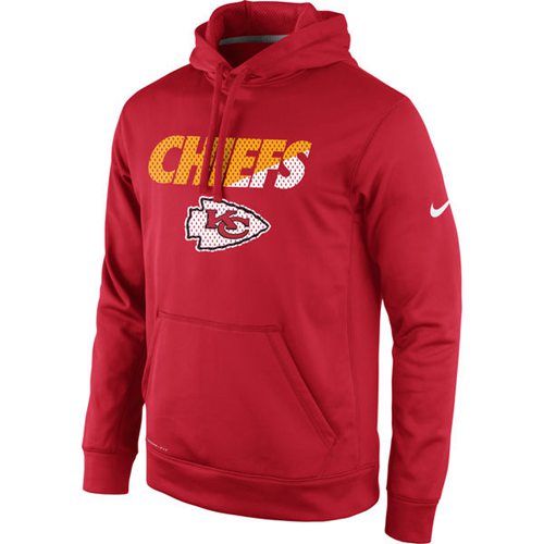 Kansas City Chiefs  Kick Off Staff Performance Pullover Hoodie Red