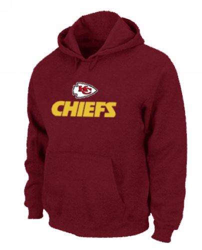 Kansas City Chiefs Authentic Logo Pullover Hoodie Red