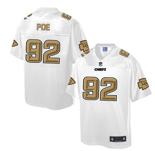  Chiefs #92 Dontari Poe White Men's NFL Pro Line Fashion Game Jersey