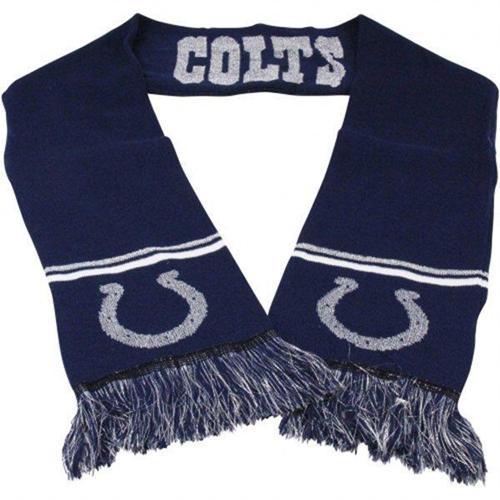 Indianapolis Colts Ladies Metallic Thread Scarf Blue