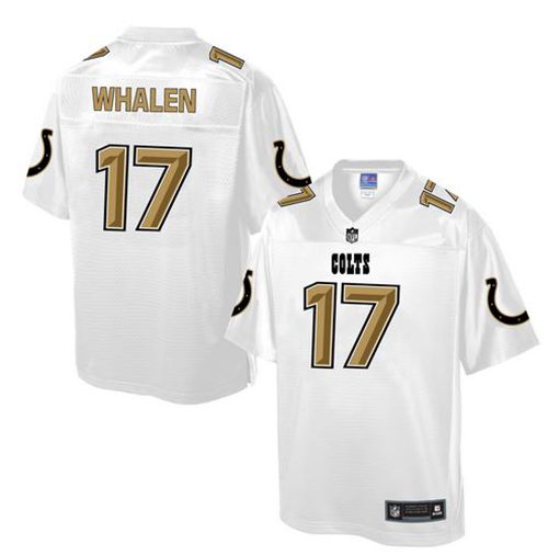  Colts #17 Griff Whalen White Men's NFL Pro Line Fashion Game Jersey
