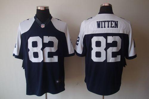  Cowboys #82 Jason Witten Navy Blue Thanksgiving Men's Throwback Stitched NFL Limited Jersey