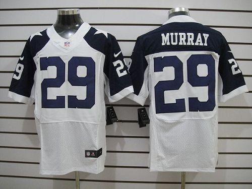  Cowboys #29 DeMarco Murray White Thanksgiving Throwback Men's Stitched NFL Elite Jersey