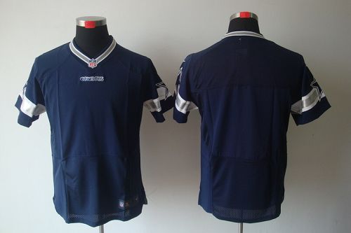  Cowboys Blank Navy Blue Team Color Men's Stitched NFL Elite Jersey