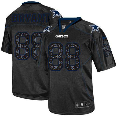  Cowboys #88 Dez Bryant New Lights Out Black Men's Stitched NFL Elite Jersey