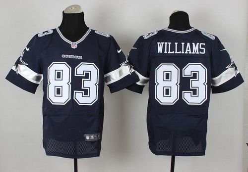  Cowboys #83 Terrance Williams Navy Blue Team Color Men's Stitched NFL Elite Jersey