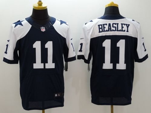  Cowboys #11 Cole Beasley Navy Blue Thanksgiving Throwback Men's Stitched NFL Elite Jersey