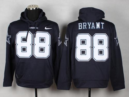 Dallas Cowboys #88 Dez Bryant Navy Blue Pullover NFL Hoodie