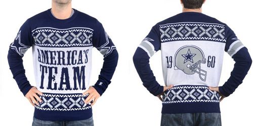  Cowboys Men's Ugly Sweater