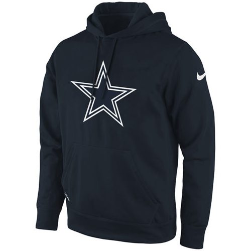 Dallas Cowboys  KO Logo Essential Pullover Hoodie Navy