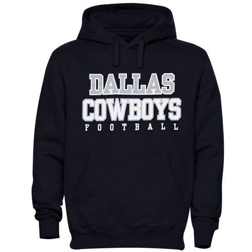 Dallas Cowboys Practice Graphic Pullover Hoodie Navy Blue
