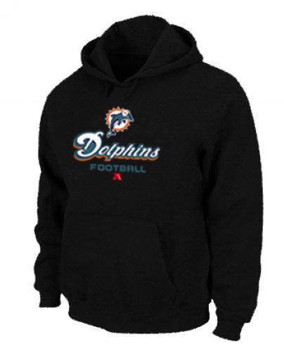 Miami Dolphins Critical Victory Pullover Hoodie Black