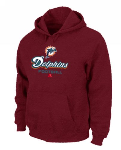 Miami Dolphins Critical Victory Pullover Hoodie Red