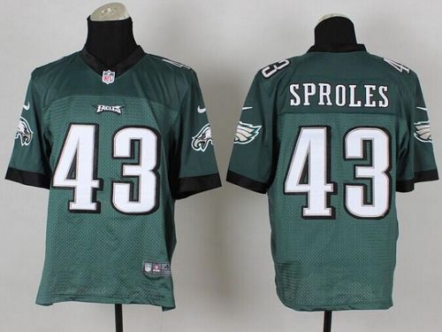  Eagles #43 Darren Sproles Midnight Green Team Color Men's Stitched NFL Elite Jersey