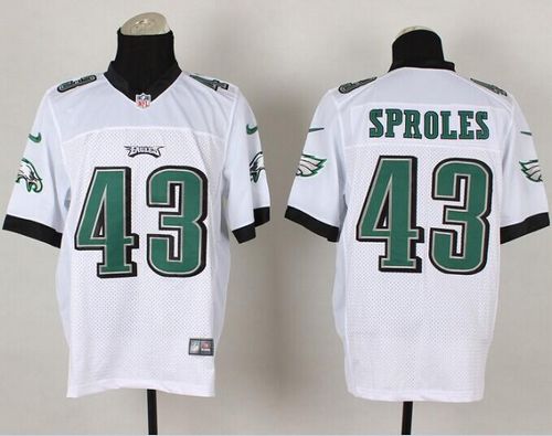  Eagles #43 Darren Sproles White Men's Stitched NFL Elite Jersey