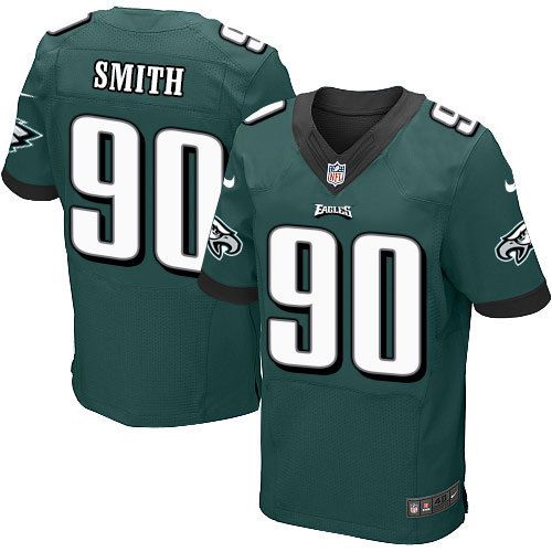  Eagles #90 Marcus Smith Midnight Green Team Color Men's Stitched NFL Elite Jersey